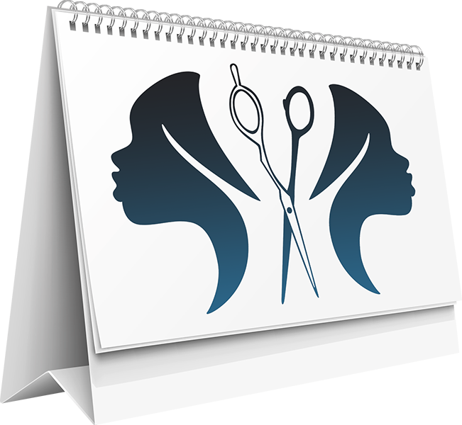 desk flip calendar with image of Next Level Mastery Center's logo symbol on the front
